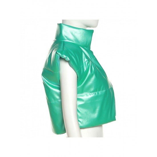 New Designer Solid Cap Sleeve Crop Jackets