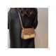 Retro Contrast Color Brown Shoulder Bags