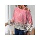  2022 Casual Gradient Women's Long Sleeve Sweater