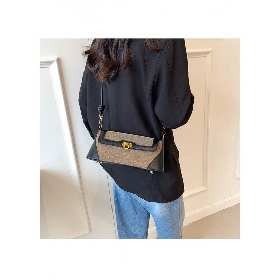  2022 Retro Style Contrast Color Women's Bag