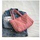 Nylon Trendy Pure Color Tote Bags