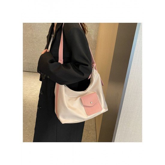 Color Blocking Casual Tote Bags For Women