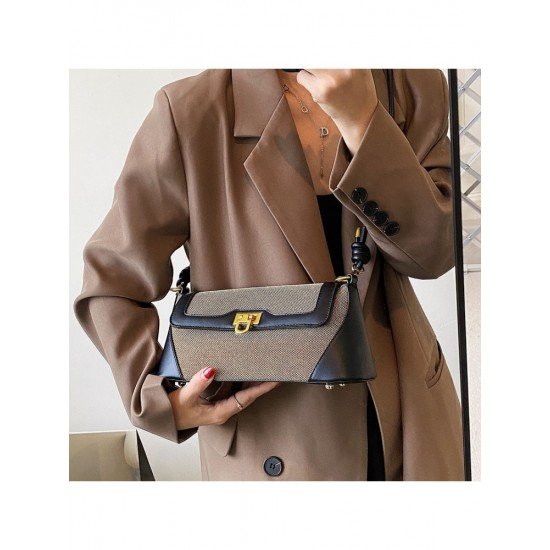  2022 Retro Style Contrast Color Women's Bag