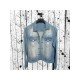 Skull Graphic Blue Denim Jacket Coats For Men