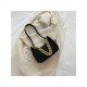  2022 New PU Pure Color Causal Underarm Bag