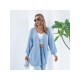  2022 Casual Lantern Sleeve Cardigan Sweater