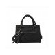 Alligator Print Street Black Zip Handbag Shoulder Bags