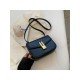  PU Pure Color Cross Body Shoulder Bag