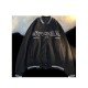 Embroidery Spring Couple Unisex Baseball Coats