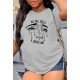 Street Graphic White T Shirts For Women