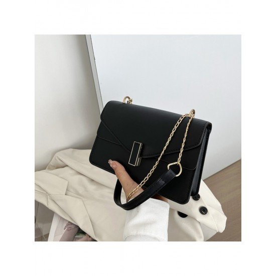 Pure Color Chain Ladies Shoulder Bags