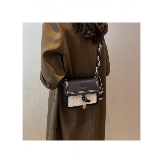 Korean Style Contrast Color Cross Body Shoulder Bags