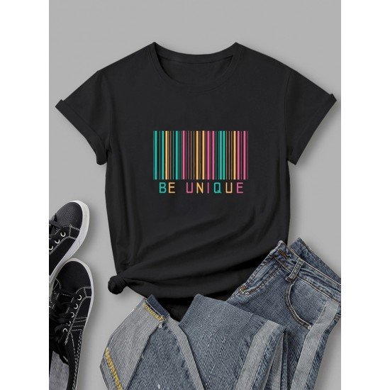 Stylish Graphic Summer Ladies T Shirts