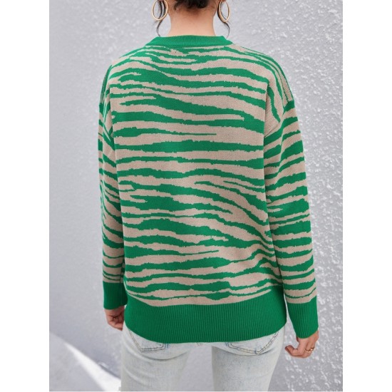  2022 Autumn Round Neck Women's Knitted Sweater