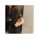 Grid Black Ladies Shoulder Bags