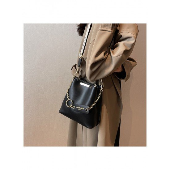 Shopping Street Removable Shoulder Bucket Shoulder Bags