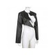  Fashion PU Irregular Pure Color Women's Jacket