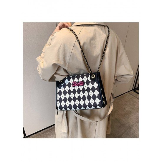  2022 PU Rhombus Lattice Women's Bag