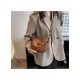  2022 PU Pure Color Shoulder Bag For Women