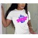 Streetwear Casual White Graphic T Shirts For Women