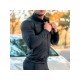  Men's Leisure Sports Pure Color Zipper Long Suit