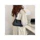 Grid Black Ladies Shoulder Bags