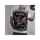 Men Skull Pattern Denim Sleeveless Jackets