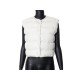 Ladies Solid Sleeveless Jacket Coat For Fall