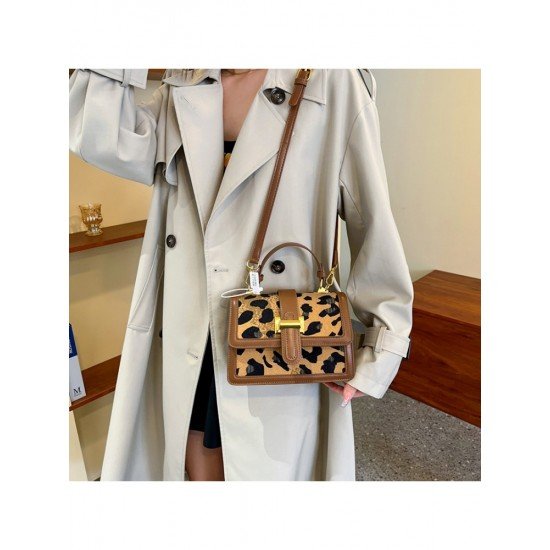  2022 Fashion PU Leopard Print Women's Shoulder Bags