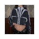 Street Patchwork Ladies Jacket Coats