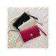 Black Pure Color Simple Clutch Bags