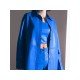 Ladies Solid Turndown Collar PU Leather Coats