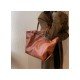 Alligator Print Pure Color Tote Bags