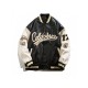  Fashion Letter Embroidery Women's PU Baseball Jacket