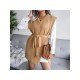 Black Sleeveless Sweater Dresses For Women