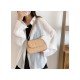  Fashion Rhombus Lattice Pure Color Women's Bags