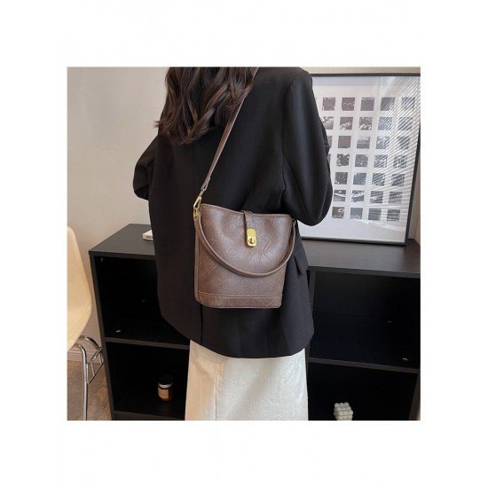  PU Casual Pure Color Messenger Bag