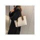 Black Contrast Color Tote Bags For Women