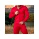  Men's Leisure Sports Pure Color Zipper Long Suit