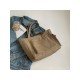 Canvas Solid Pockets Versatile Tote Bags