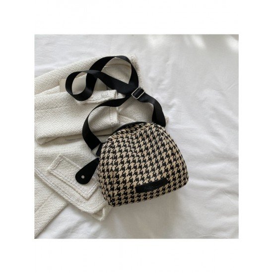 Casual Women Houndstooth Cross Body Shoulder Bags