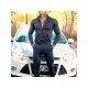  Men's Leisure Sports Pure Color Zipper Long Suit