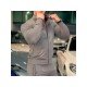  Men's Leisure Sports Pure Color Zipper Long Suit