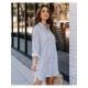  2022 Striped Casual Long Sleeve Dress For Women