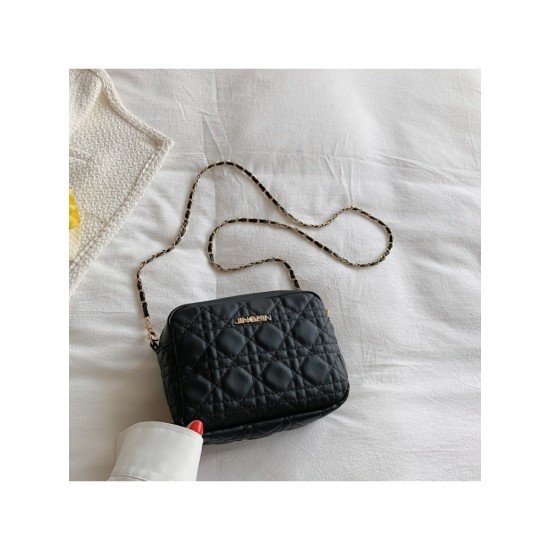 Casual Black Chain Shoulder Bags For Women