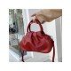  PU Pure Color Messenger Bag For Women