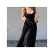  2022 Pure Color Backless Sleeveless Women's Dress