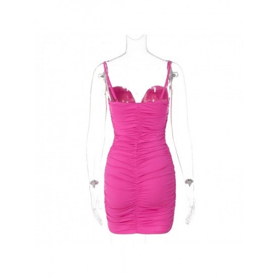  Sexy V-Neck Backless Sleeveless Dress For Women