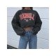  Casual Autumn Letter Printing Women's Crop Sweater