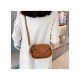  2022 PU Pure Color Shoulder Bag For Women